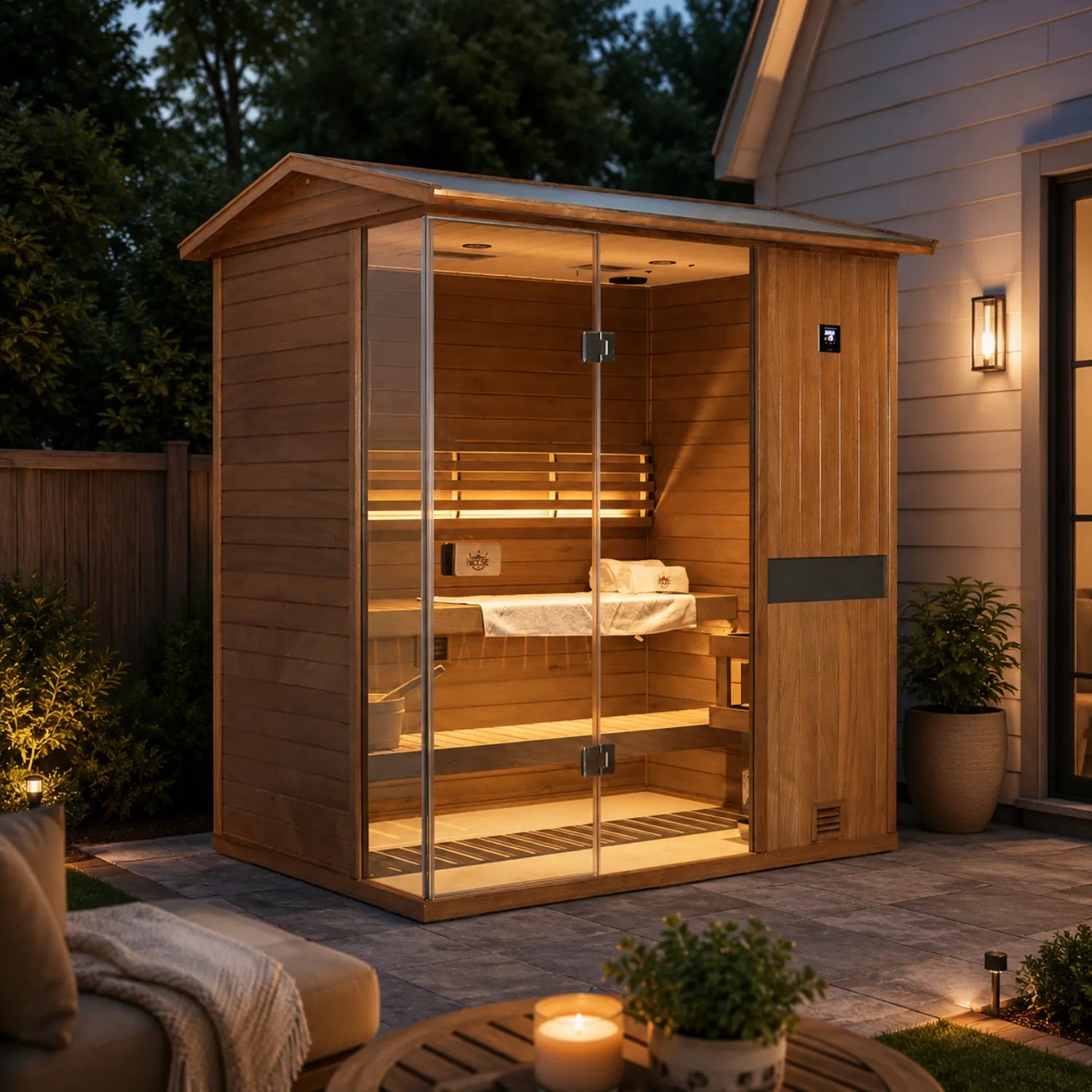 How to Choose the Perfect Outdoor Sauna with Glass Door
