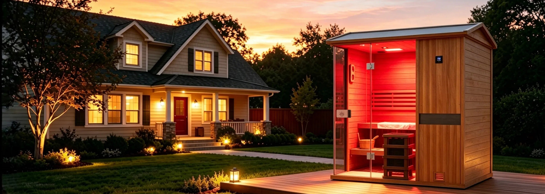 Create a Luxury Spa Oasis Using Outdoor Sauna Landscaping Ideas